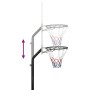 Canasta de baloncesto polietileno blanco 237-307 cm