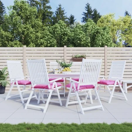 Chair cushions 6 units pink fabric 40x40x7 cm by vidaXL, Cushions for chairs and sofas - Ref: Foro24-361503, Price: 54,95 €, ...