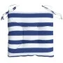 Chair cushions 6 pcs blue and white striped fabric 40x40x7 cm by vidaXL, Cushions for chairs and sofas - Ref: Foro24-361488, ...