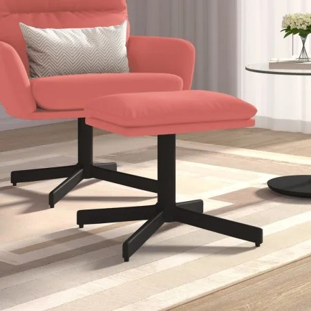 Rosa Samt-Fußhocker 60x60x36 cm von vidaXL, Osmanen - Ref: Foro24-341630, Preis: 38,47 €, Rabatt: %