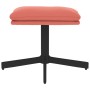 Rosa Samt-Fußhocker 60x60x36 cm von vidaXL, Osmanen - Ref: Foro24-341630, Preis: 31,58 €, Rabatt: %
