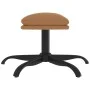 Taupe gray microfiber fabric footrest 60x60x36 cm by vidaXL, Ottomans - Ref: Foro24-341621, Price: 34,06 €, Discount: %