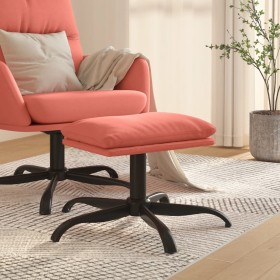 Reposapiés de terciopelo rosa 60x60x36 cm by vidaXL, Ottomans - Ref: Foro24-341582, Price: 36,20 €, Discount: %