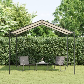Stahlzelt und beige Stoff 3x3 m von vidaXL, Zelte und Pavillons - Ref: Foro24-362451, Preis: 185,32 €, Rabatt: %