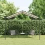 Steel tent and beige fabric 3x3 m by vidaXL, Tents and gazebos - Ref: Foro24-362451, Price: 182,36 €, Discount: %