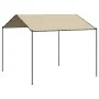 Steel tent and beige fabric 3x3 m by vidaXL, Tents and gazebos - Ref: Foro24-362451, Price: 182,36 €, Discount: %