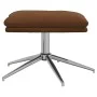 Brown microfiber footrest 60x60x35 cm by vidaXL, Ottomans - Ref: Foro24-341558, Price: 44,84 €, Discount: %