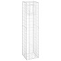 Cestas postes de gaviones 2 unidades hierro 40x40x180 cm
