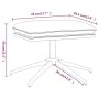 Brown microfiber footrest 60x60x35 cm by vidaXL, Ottomans - Ref: Foro24-341558, Price: 44,84 €, Discount: %