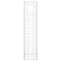 Cestas postes de gaviones 2 unidades hierro 40x40x180 cm