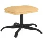 Reposapiés tela de microfibra color crema 60x60x36 cm by vidaXL, Ottomans - Ref: Foro24-341625, Price: 39,74 €, Discount: %