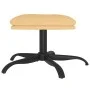 Reposapiés tela de microfibra color crema 60x60x36 cm by vidaXL, Ottomans - Ref: Foro24-341625, Price: 39,74 €, Discount: %