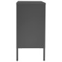 Sideboard in steel and anthracite tempered glass 75x35x70 cm by vidaXL, Sideboards - Ref: Foro24-336075, Price: 168,55 €, Dis...