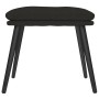 Fußstütze aus schwarzem Stoff, 45 x 29,5 x 35 cm von vidaXL, Osmanen - Ref: Foro24-341499, Preis: 34,28 €, Rabatt: %