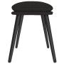 Reposapiés de tela color negro 45x29,5x35 cm de vidaXL, Otomanas - Ref: Foro24-341499, Precio: 34,28 €, Descuento: %