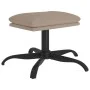 Fußstütze aus hellgrauem Mikrofaserstoff 60x60x36 cm von vidaXL, Osmanen - Ref: Foro24-341622, Preis: 39,72 €, Rabatt: %