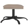 Light gray microfiber fabric footrest 60x60x36 cm by vidaXL, Ottomans - Ref: Foro24-341622, Price: 39,72 €, Discount: %