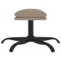 Fußstütze aus hellgrauem Mikrofaserstoff 60x60x36 cm von vidaXL, Osmanen - Ref: Foro24-341622, Preis: 39,72 €, Rabatt: %