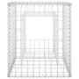 Cesta poste de gaviones de hierro 50x50x60 cm