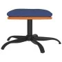 Blauer Fußhocker aus Kunstleder und Stoff, 60 x 60 x 36 cm von vidaXL, Osmanen - Ref: Foro24-341611, Preis: 33,11 €, Rabatt: %