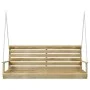 Pine wood swing bench impregnated with 155x65x60 cm dimensions by vidaXL, Garden rockers - Ref: Foro24-316065, Price: 149,86 ...