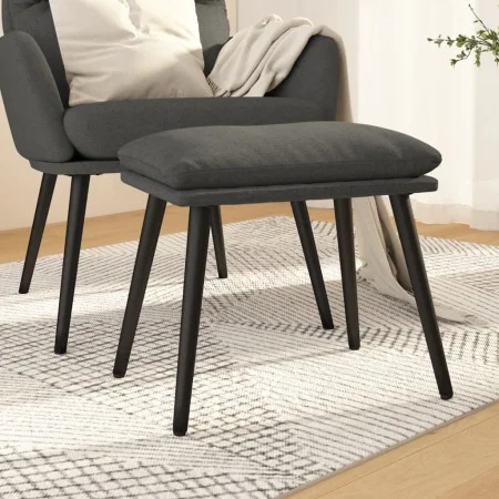 Fußstütze aus dunkelgrauem Stoff 45x29,5x35 cm von vidaXL, Osmanen - Ref: Foro24-341494, Preis: 33,63 €, Rabatt: %