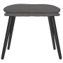 Fußstütze aus dunkelgrauem Stoff 45x29,5x35 cm von vidaXL, Osmanen - Ref: Foro24-341494, Preis: 33,63 €, Rabatt: %