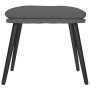 Fußstütze aus dunkelgrauem Stoff 45x29,5x35 cm von vidaXL, Osmanen - Ref: Foro24-341494, Preis: 34,16 €, Rabatt: %