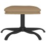 Cappuccino synthetic leather footstool 60x60x36 cm by vidaXL, Ottomans - Ref: Foro24-341595, Price: 37,38 €, Discount: %