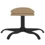 Cappuccino-Fußhocker aus Kunstleder, 60 x 60 x 36 cm von vidaXL, Osmanen - Ref: Foro24-341595, Preis: 36,86 €, Rabatt: %