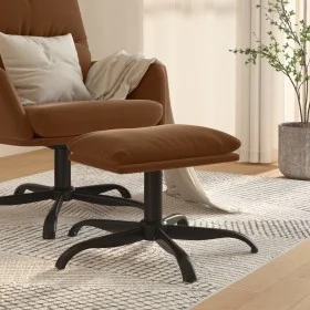 Fußstütze aus braunem Mikrofaserstoff 60x60x36 cm von vidaXL, Osmanen - Ref: Foro24-341620, Preis: 39,72 €, Rabatt: %