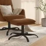 Brown microfiber fabric footrest 60x60x36 cm by vidaXL, Ottomans - Ref: Foro24-341620, Price: 39,72 €, Discount: %