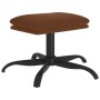 Fußstütze aus braunem Mikrofaserstoff 60x60x36 cm von vidaXL, Osmanen - Ref: Foro24-341620, Preis: 32,59 €, Rabatt: %