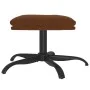 Brown microfiber fabric footrest 60x60x36 cm by vidaXL, Ottomans - Ref: Foro24-341620, Price: 39,72 €, Discount: %