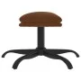Fußstütze aus braunem Mikrofaserstoff 60x60x36 cm von vidaXL, Osmanen - Ref: Foro24-341620, Preis: 39,72 €, Rabatt: %