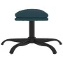 Blue velvet footstool 60x60x36 cm by vidaXL, Ottomans - Ref: Foro24-341588, Price: 38,68 €, Discount: %