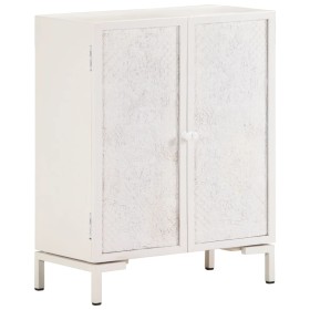 Aparador de madera maciza de mango 60x30x76 cm