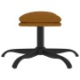 Brown velvet footstool 60x60x36 cm by vidaXL, Ottomans - Ref: Foro24-341586, Price: 36,20 €, Discount: %