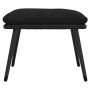 Reposapiés tela y cuero sintético negro 45x29,5x35 cm von vidaXL, Osmanen - Ref: Foro24-341521, Preis: 36,48 €, Rabatt: %