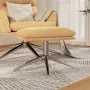 Reposapiés tela de microfibra color crema 60x60x35 cm by vidaXL, Ottomans - Ref: Foro24-341563, Price: 44,15 €, Discount: %