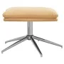 Reposapiés tela de microfibra color crema 60x60x35 cm by vidaXL, Ottomans - Ref: Foro24-341563, Price: 44,15 €, Discount: %