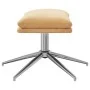 Reposapiés tela de microfibra color crema 60x60x35 cm by vidaXL, Ottomans - Ref: Foro24-341563, Price: 44,15 €, Discount: %