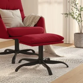 Fußhocker aus weinrotem Samt, 60 x 60 x 36 cm von vidaXL, Osmanen - Ref: Foro24-341583, Preis: 38,68 €, Rabatt: %