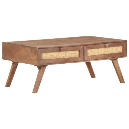 Mesa de centro de madera maciza de mango 100x60x40 cm en Mesas de centro | Comprar online en Foro24