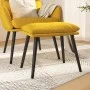 Reposapiés de tela amarillo mostaza 45x29,5x35 cm von vidaXL, Osmanen - Ref: Foro24-341500, Preis: 33,42 €, Rabatt: %