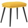 Reposapiés de tela amarillo mostaza 45x29,5x35 cm von vidaXL, Osmanen - Ref: Foro24-341500, Preis: 33,42 €, Rabatt: %