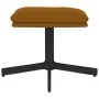 Brown velvet footrest 60x60x36 cm by vidaXL, Ottomans - Ref: Foro24-341634, Price: 38,47 €, Discount: %