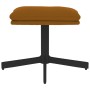 Reposapiés de terciopelo marrón 60x60x36 cm de vidaXL, Otomanas - Ref: Foro24-341634, Precio: 31,58 €, Descuento: %