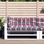 Cojines para palets 3 unidades tela a cuadros rojos by vidaXL, Cushions for chairs and sofas - Ref: Foro24-314571, Price: 61,...