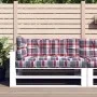 Cojines para palets 3 unidades tela a cuadros rojos by vidaXL, Cushions for chairs and sofas - Ref: Foro24-314571, Price: 52,...